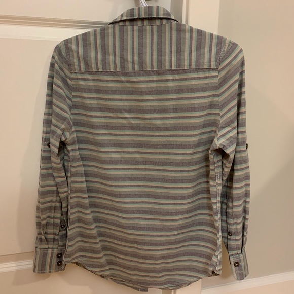 Jachs Girlfriend Woven Stripe Button Down Shirt - Picture 3 of 7